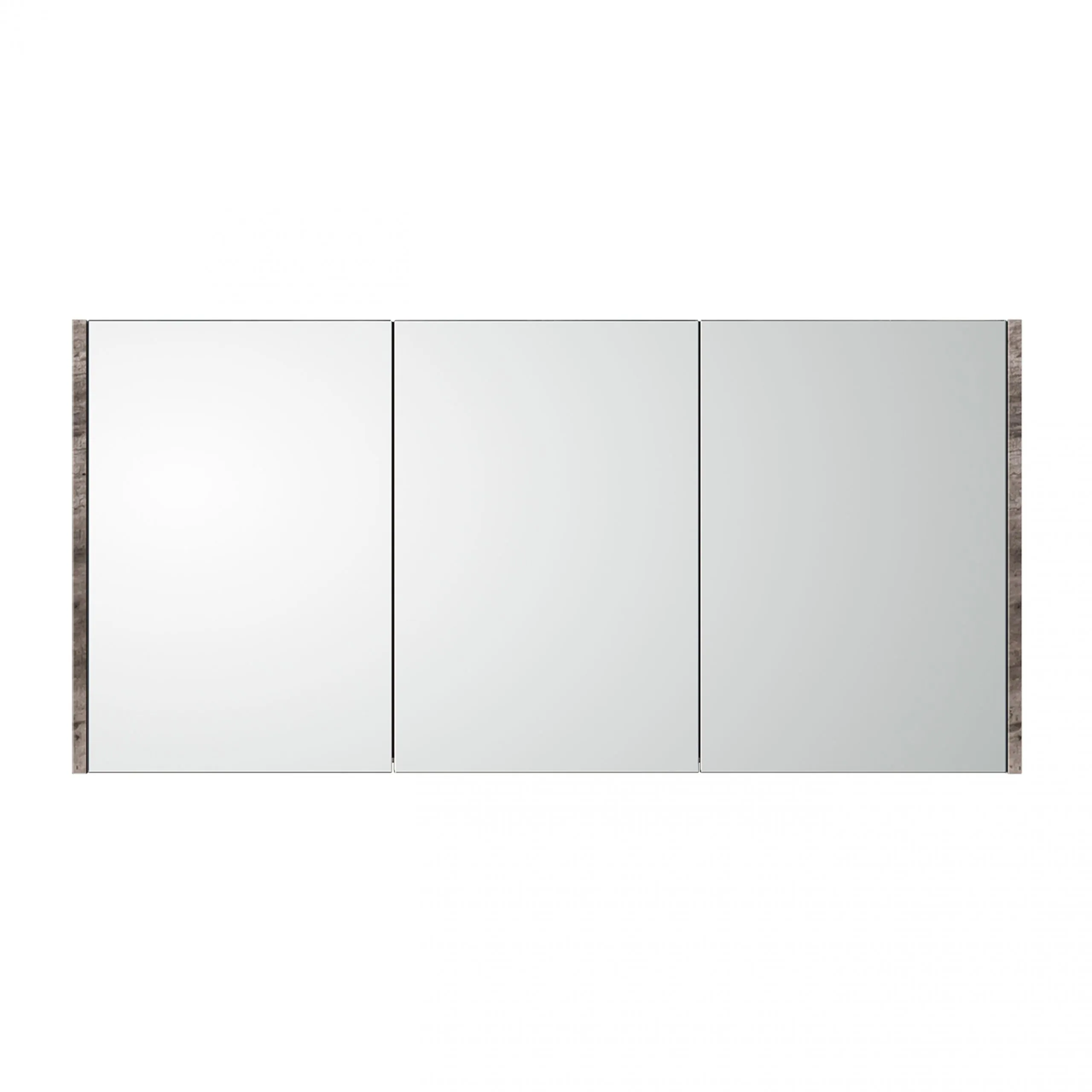 Luzi spiegelkast 120x58x15 met drie deuren diverse kleuren Luzi spiegelkast 120x58x15 met drie deuren diverse kleuren