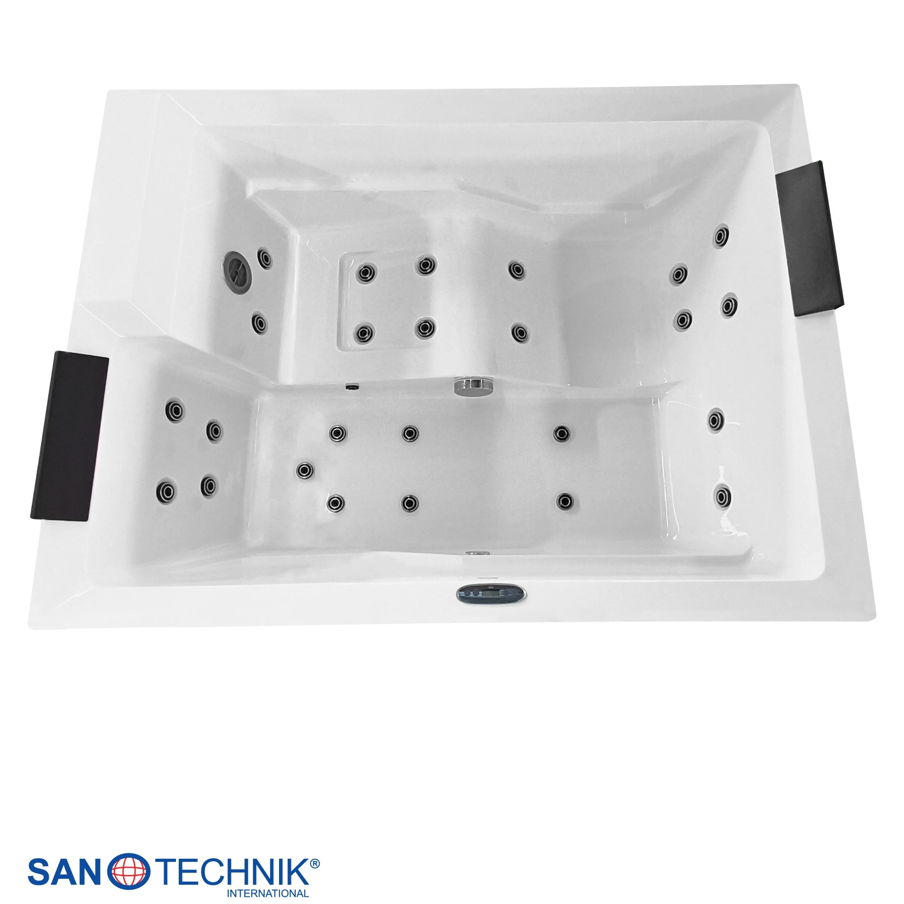 Sanotechnik Korfu Outdoor Whirlpool Wit 190x140x70 cm