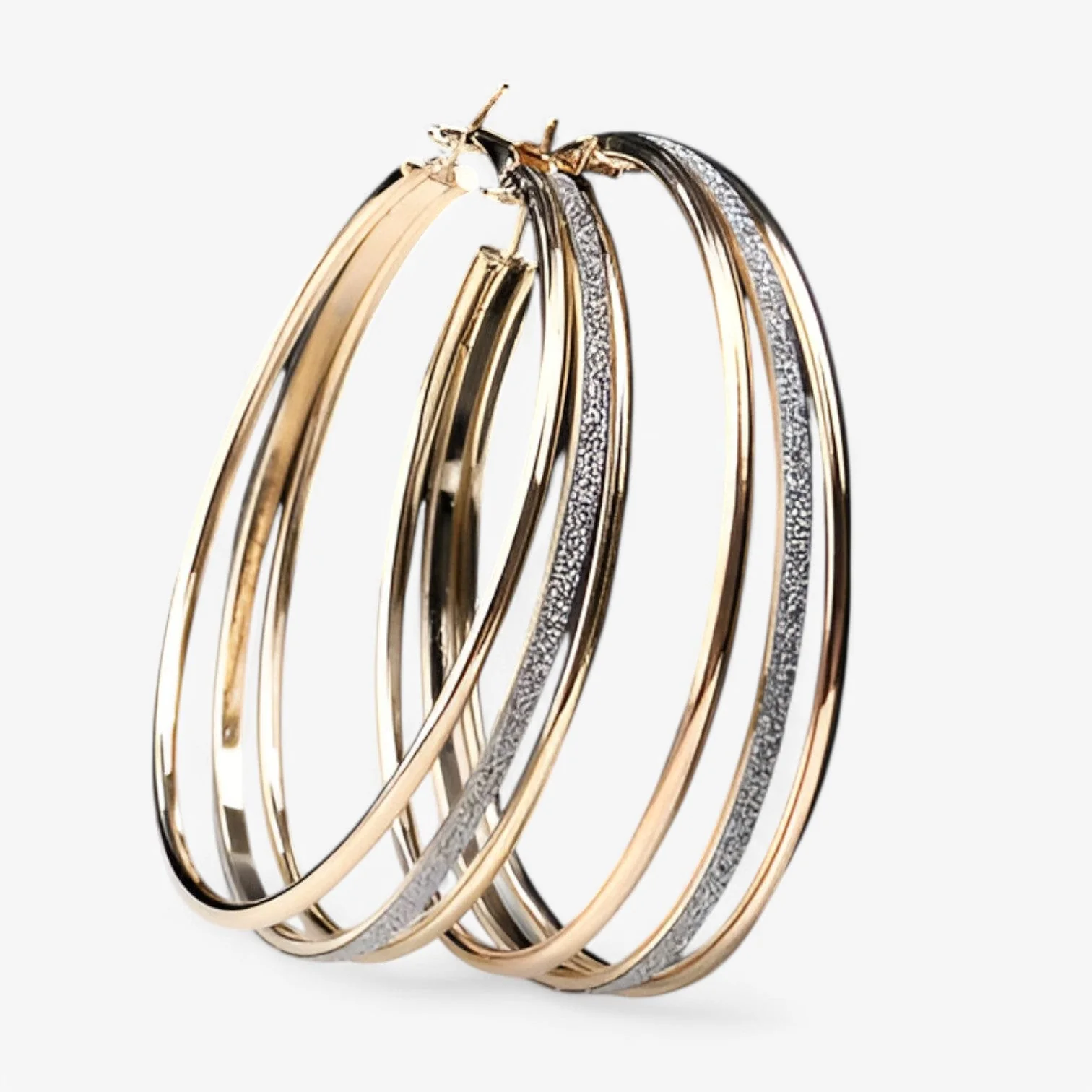 Oorbellen Zilver – Stijlvolle Grote Hoops – Tijdloos & Trendy