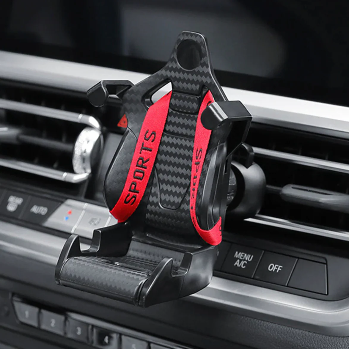 Race Phone Holder – Liefde voor Snelheid – Rood