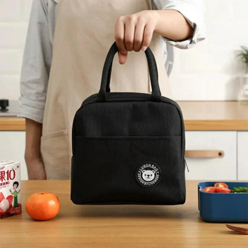 Draagbare Lunchtas – Zwart