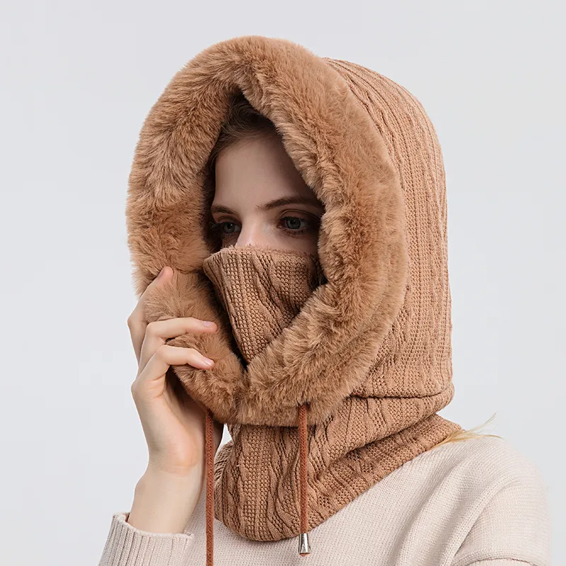 Cap Khaki – Warme Winter Capuchon