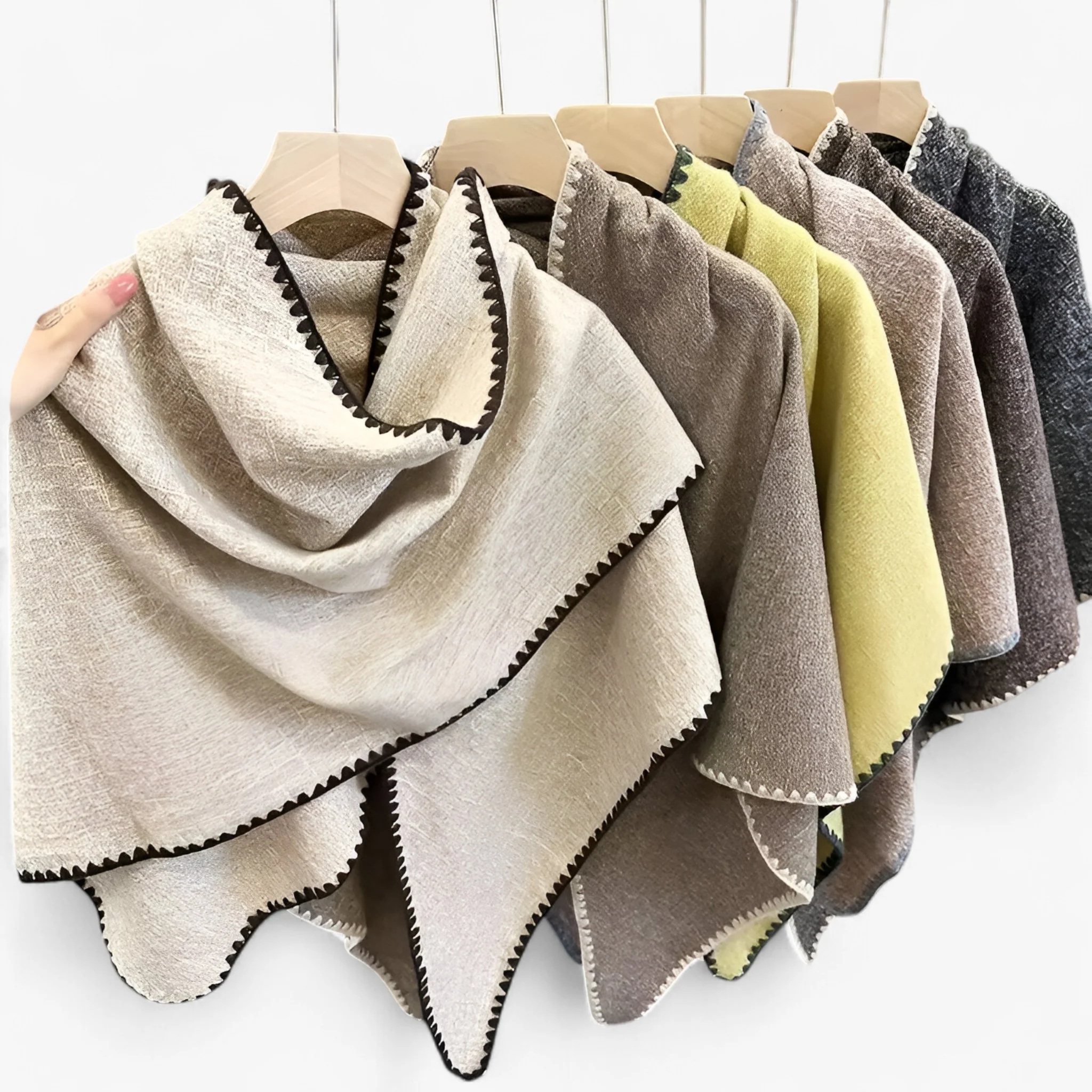 Effen Pashmina Driehoek – Stijlvolle Warmte voor Elke Gelegenheid