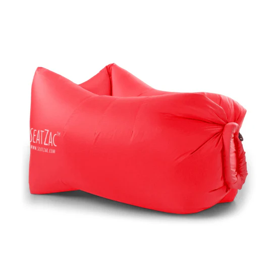 SeatZac – Chill bag zitzak – Luchtkussen – Rood