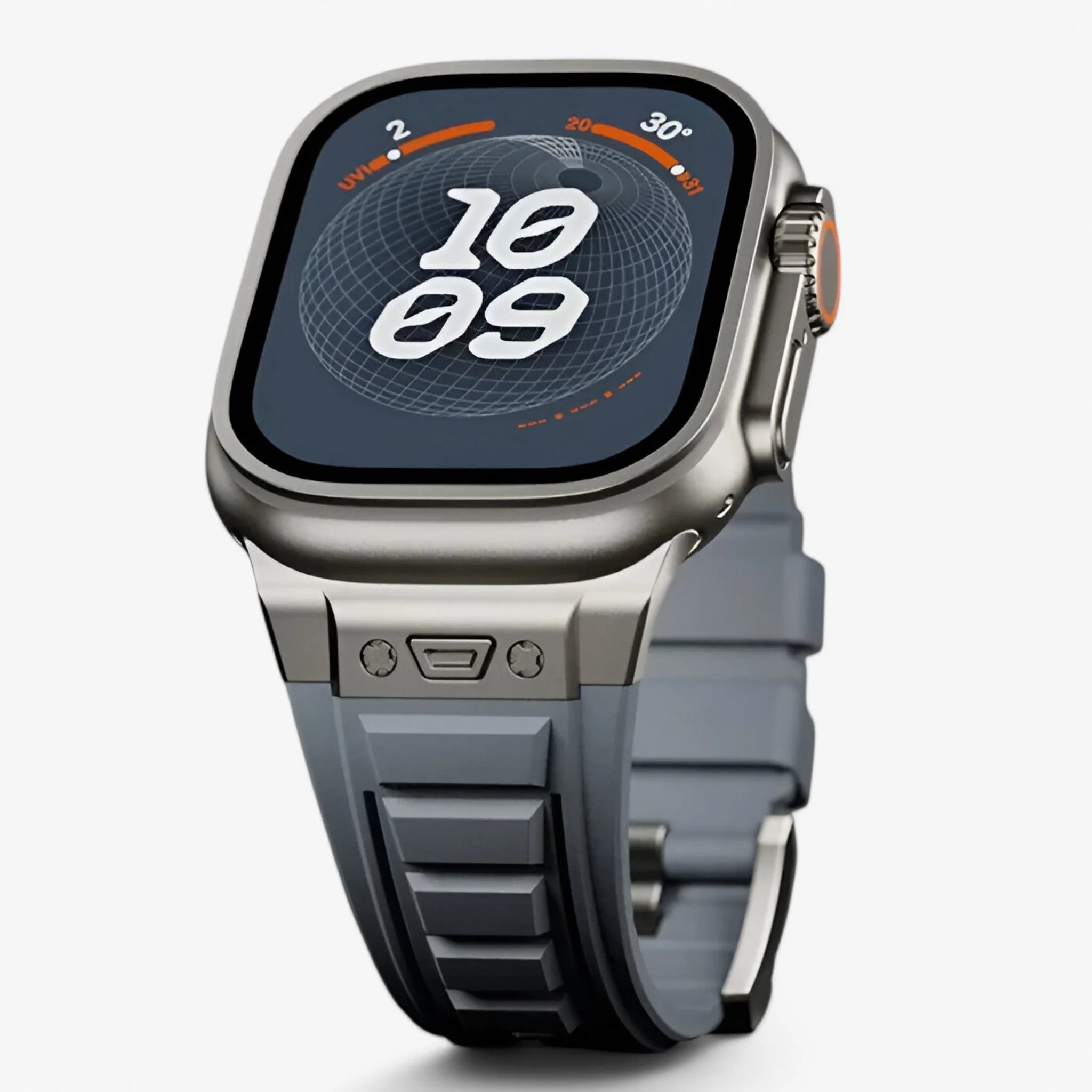 Siliconen Sportbandje voor Apple Watch – Zwart Zwart