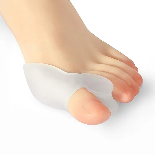 ATTREZZO® Teenspreider voor Hallux Valgus – siliconen – Grote teen corrector – One size