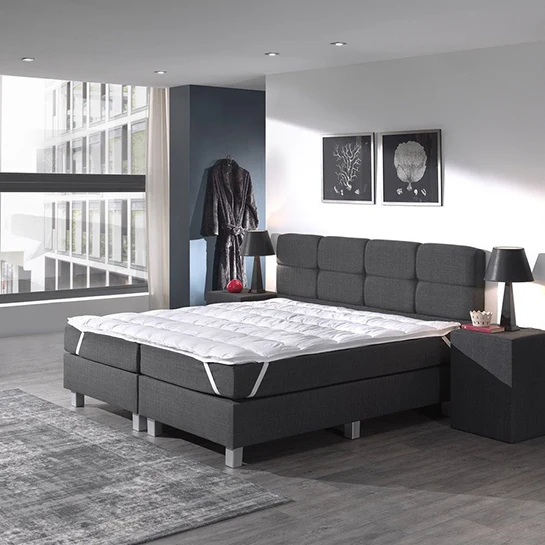 ATTREZZO® 3D air topper – 160×200 cm – luxe topdekmatras -Anti allergeen en Anti huisstof