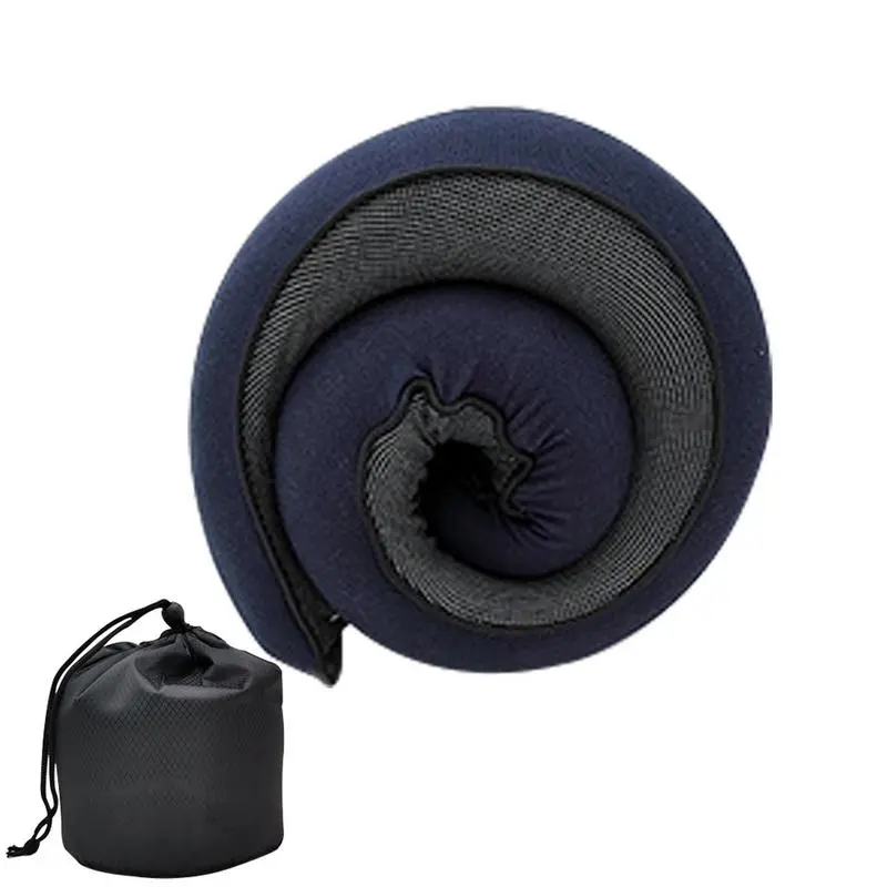 FluffyRest – Comfortabel Reiskussen Nekkussen – Grijs