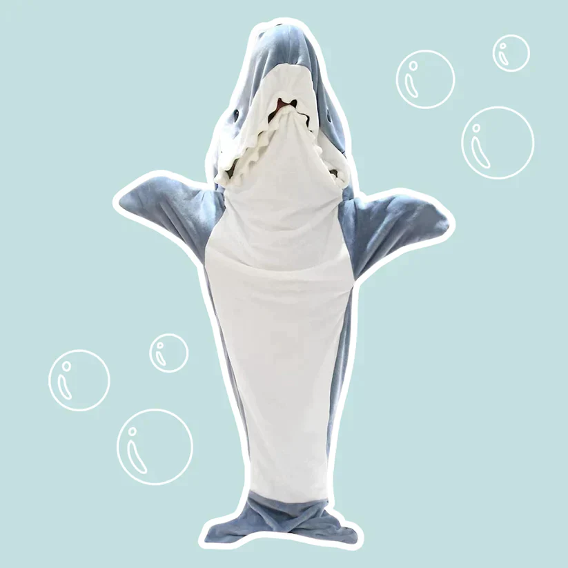 Hoodie Kinderen – SnugShark – Gezellige met Haaien Deken