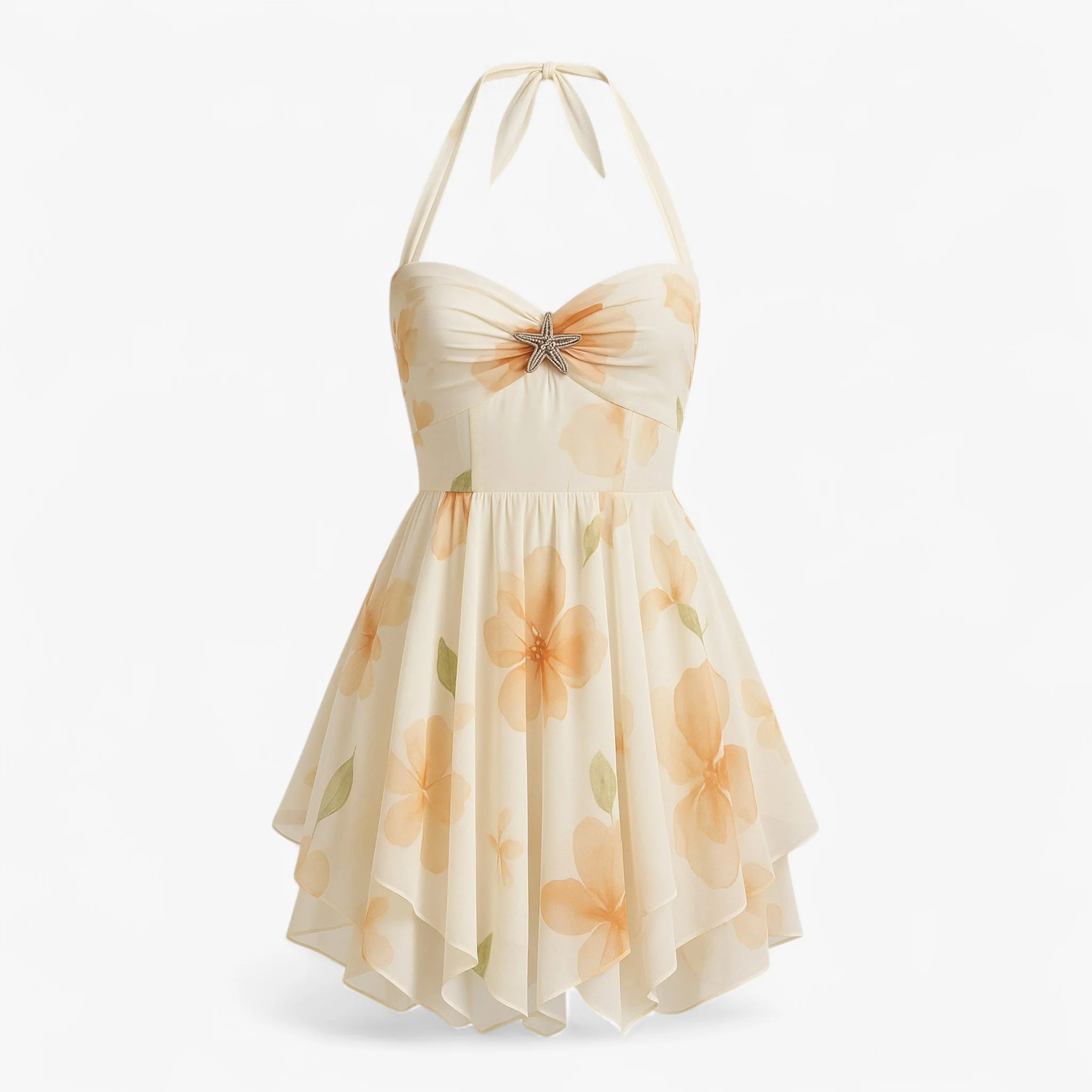 Mini Jurk Dames - Zomer met Floreal Design