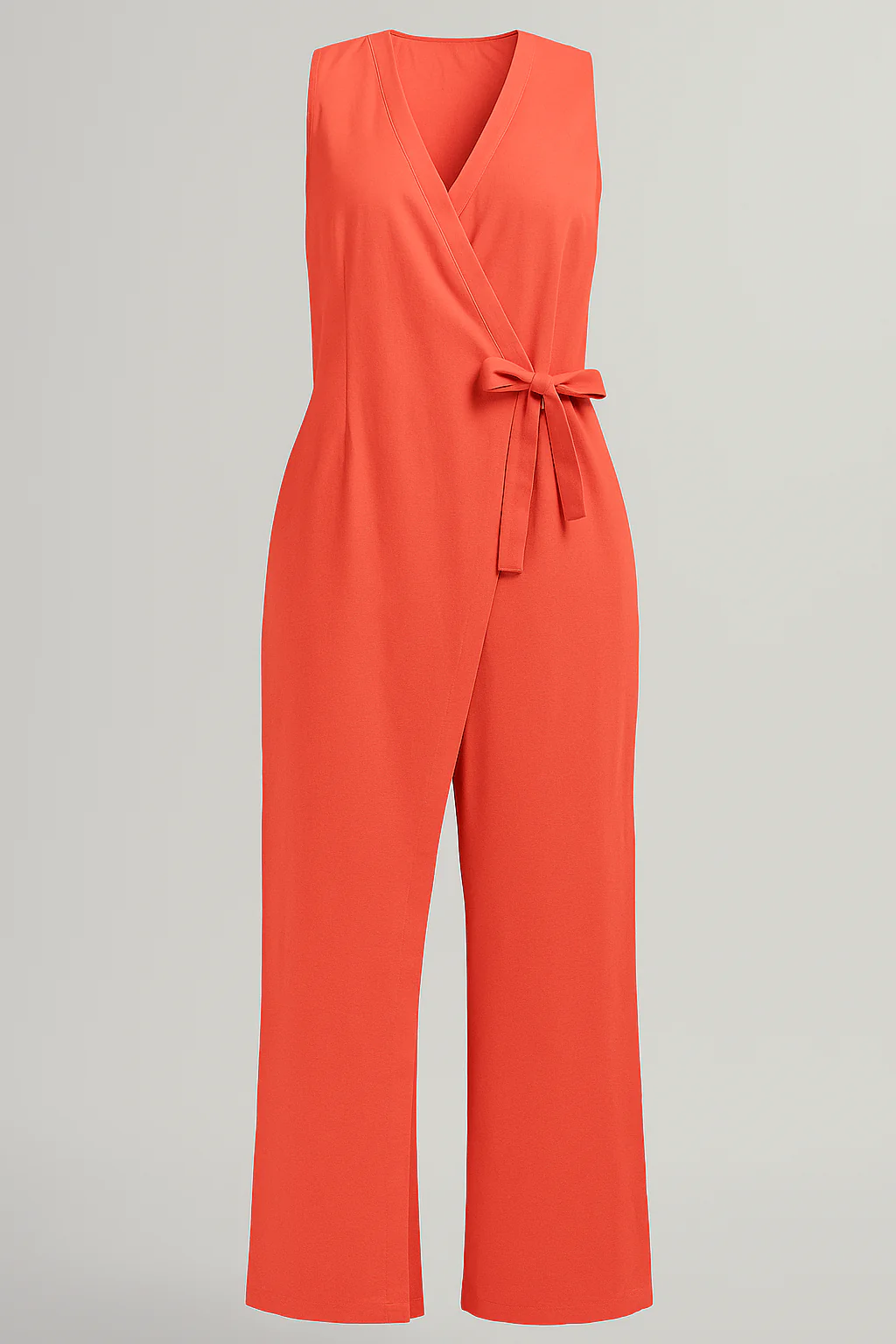 Jumpsuit Dames Zonder Mouwen – Rood