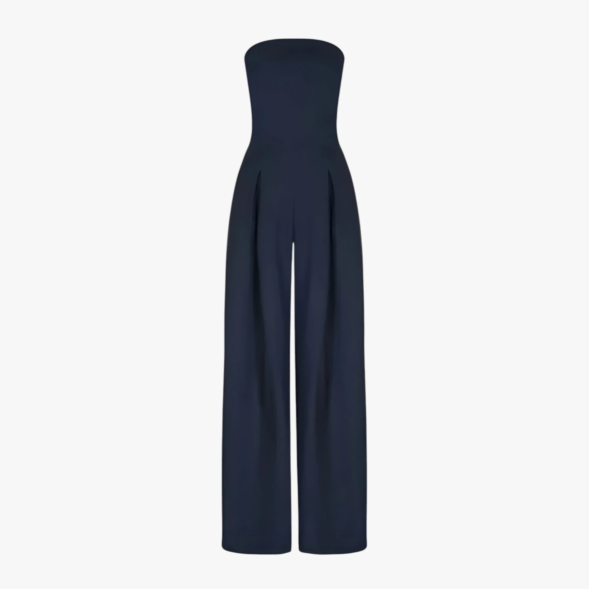 Jumpsuit met Ingebouwd Korset voor Dames – Donkerblauw