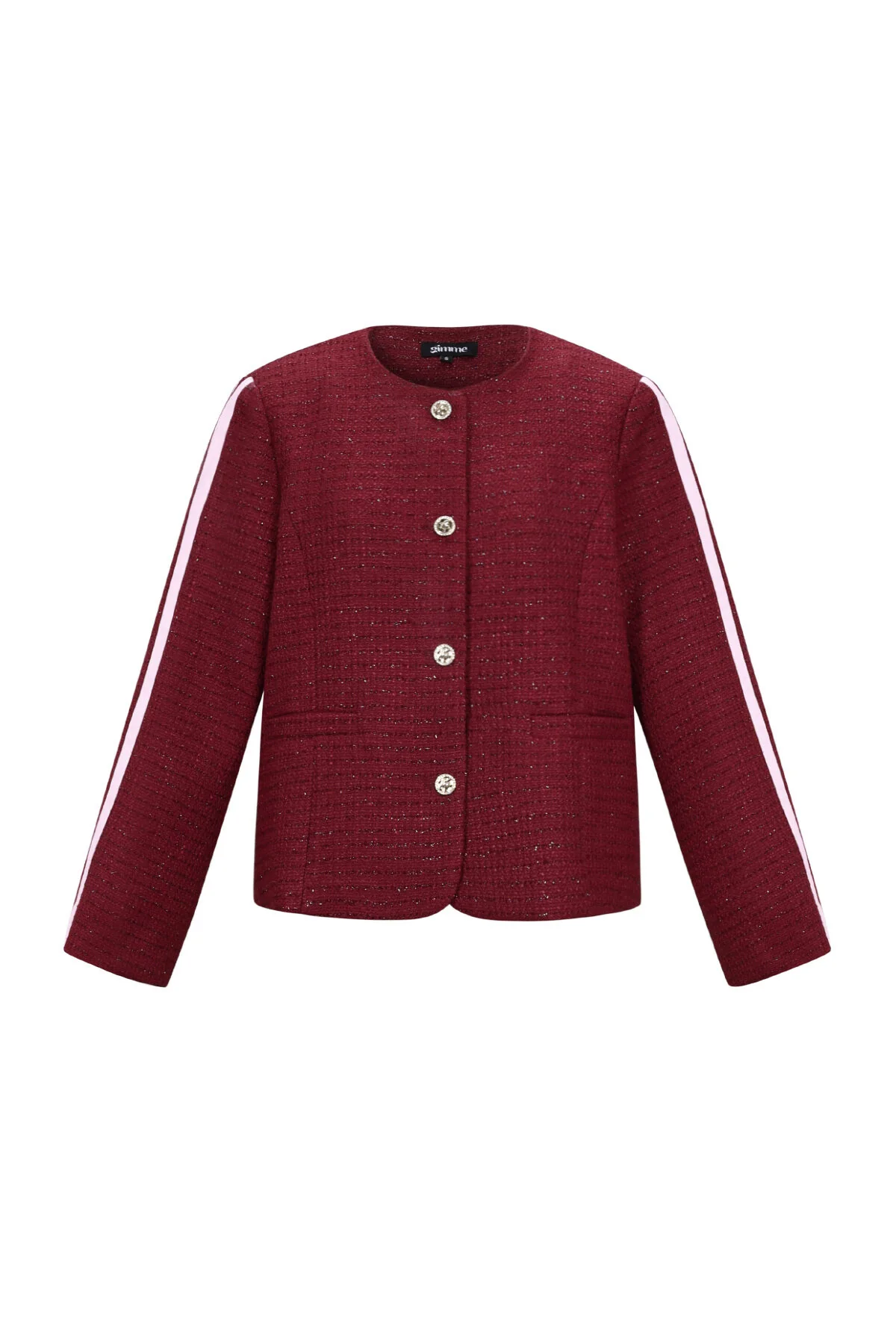 Geweven Polyestervezel Vrouwen Jas Elegant Ruit Herfst/Winter