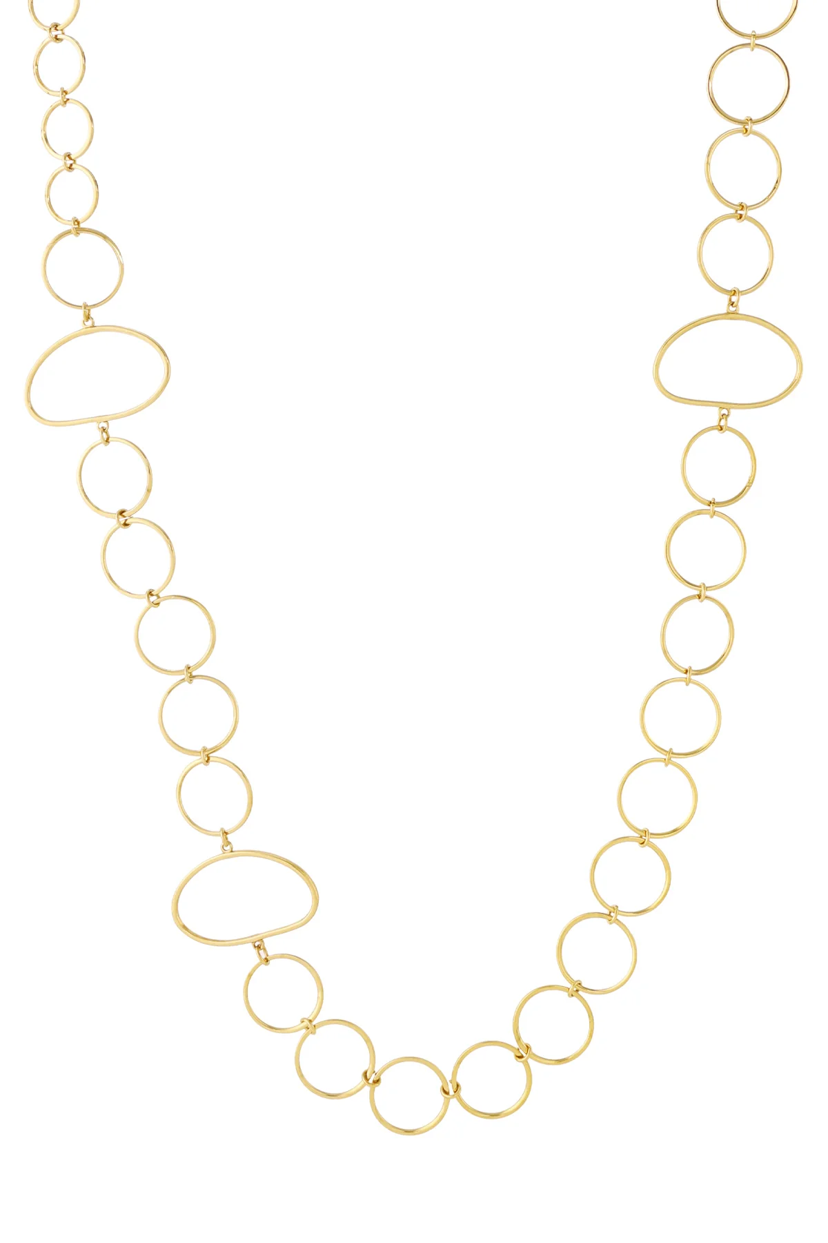 Cirkelvormige statement ketting