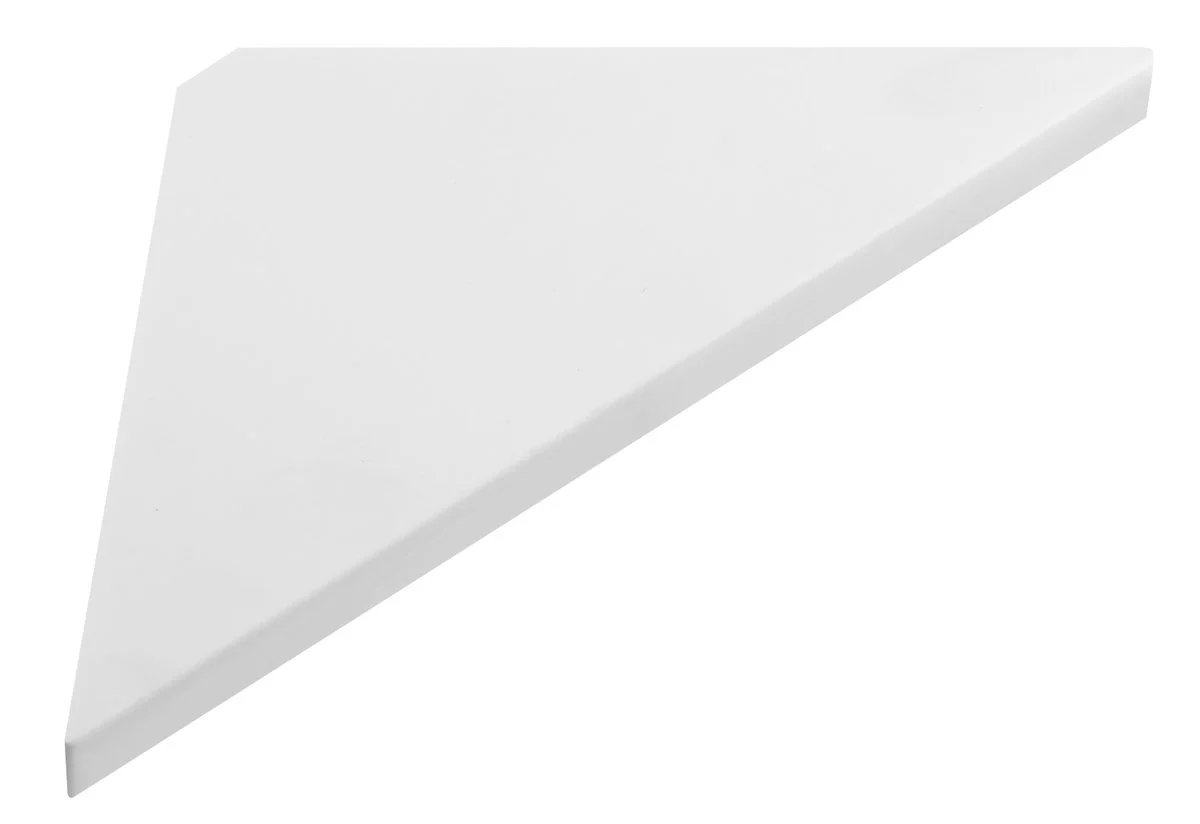 Abeline Rockstone Solid Surface Hoekplanchet Wit Mat 20×20 Cm