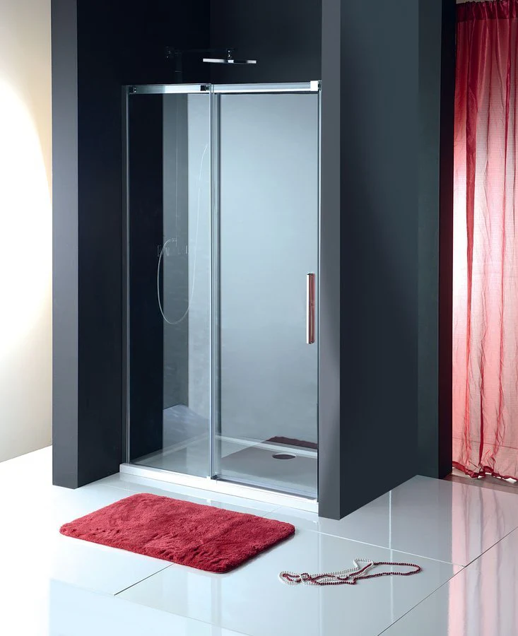 Altis Nis Schuifdeur 1070-1110mm, Helder Glas, Chroom profiel