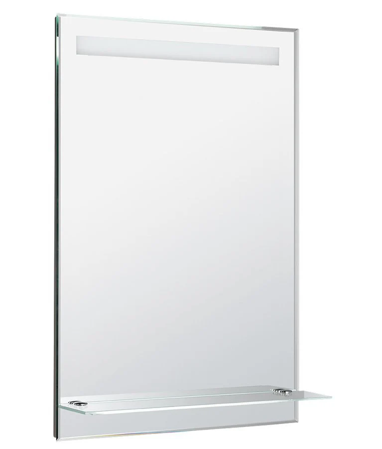 Spiegel Met LED Verlichting 60×80 Cm Met Planchet Met Schakelaar Spiegel Met LED Verlichting 60×80 Cm Met Planchet Met Schakelaar
