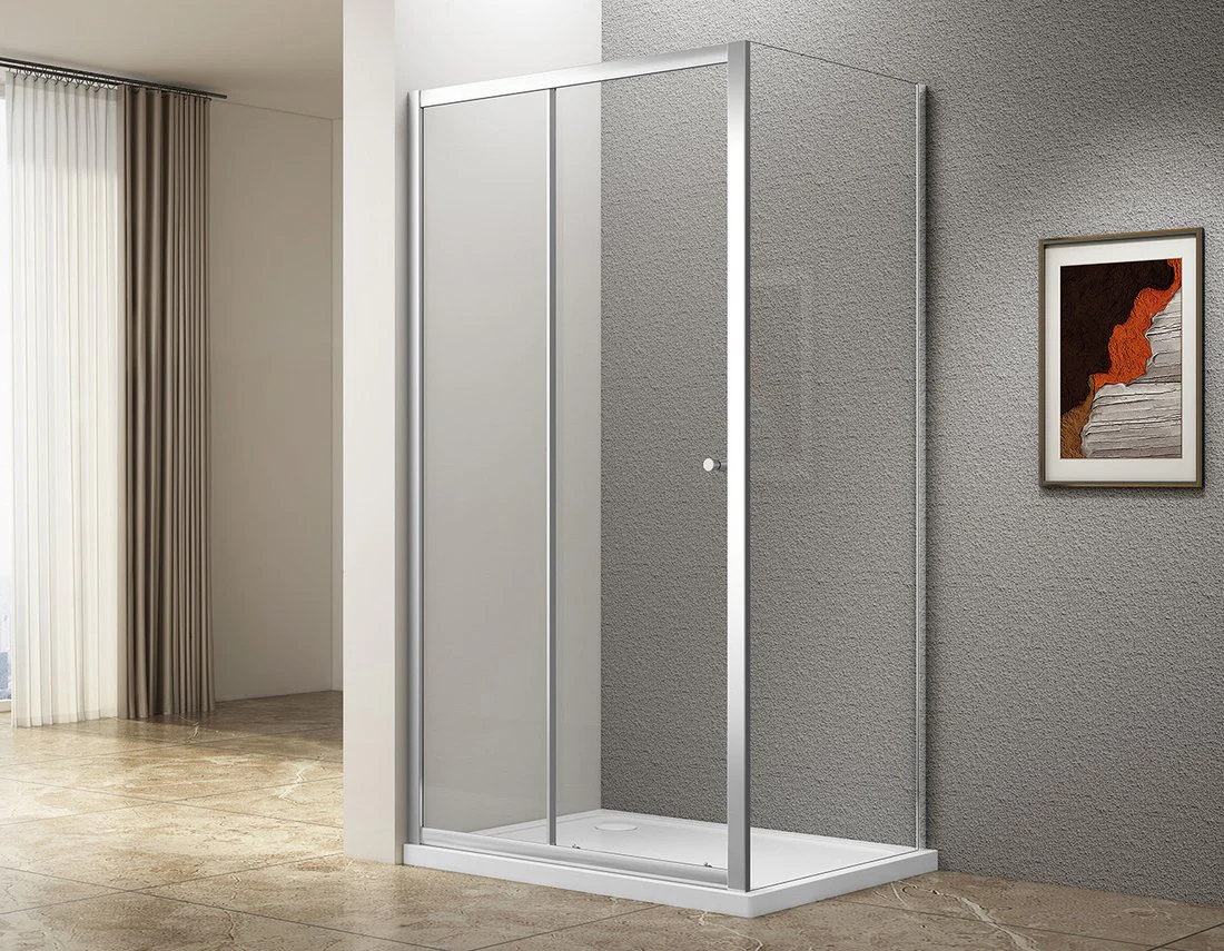 Ugga Douchecabine 140×90 cm Helder Glas Chroom profiel Ugga Douchecabine 140×90 cm Helder Glas Chroom profiel