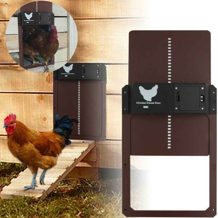 Automatische Solar Deur PRO+ voor Kippenhok – Lichtsensoren & Slimme Timer
