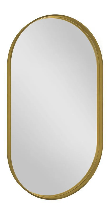 Avona Ovale Spiegel In Aluminium Frame 40 X 70 Cm Mat Goud
