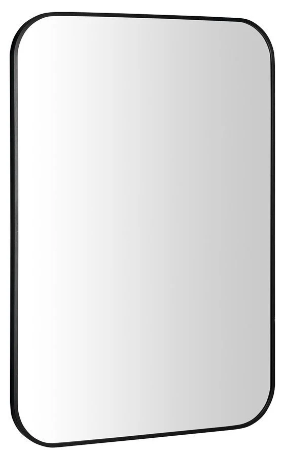 Arowana Rechthoekige Spiegel In Aluminium Frame 60 X 80 Cm Mat Zwart