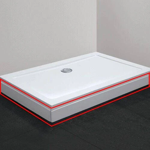 Frontpaneel tbv Sanotechnik SMC douchebak Tris 120×90