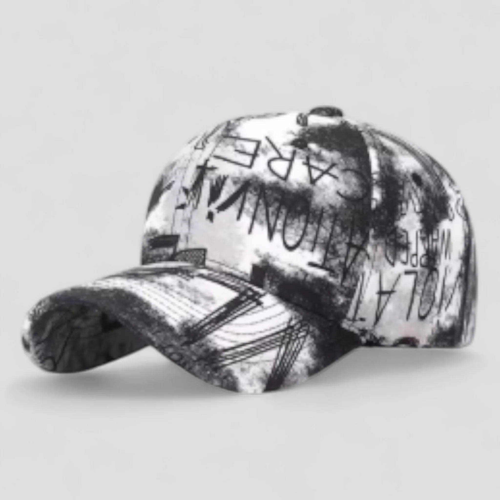 Pet Heren Zwart – Stijlvolle Graffiti Snapback – En Comfortabel Baseball
