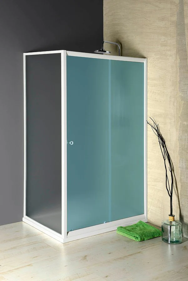 zijwand 90x195cm matglas tbv Amadeo schuifdeur
