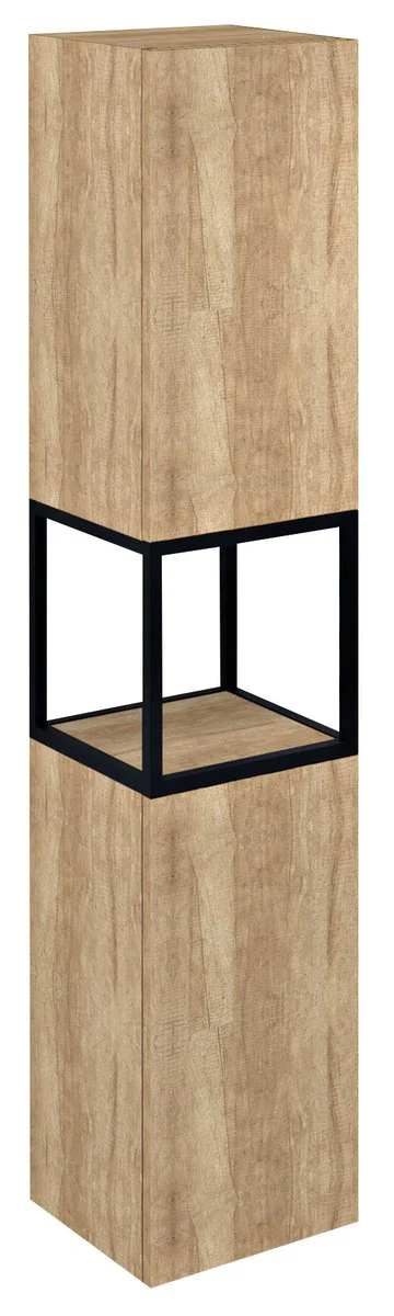 Sapho Skara Hoge Kast 35x30x170 Cm Mat Zwart Sapho Skara Hoge Kast 35x30x170 Cm Mat Zwart