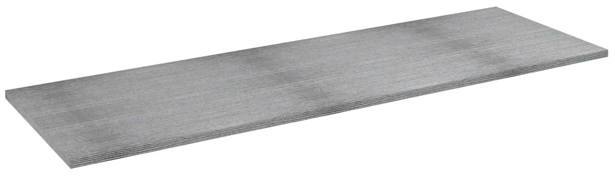 Cirasa DTDL Topblad 131×46,5×1,8 cm Zilver Eiken