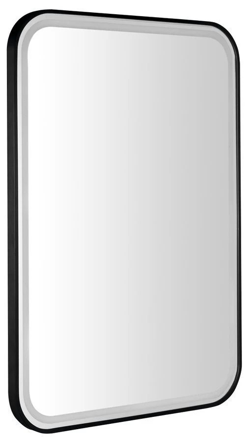 Cetis Spiegel Met LED Verlichting 60×80 Cm Mat Zwart