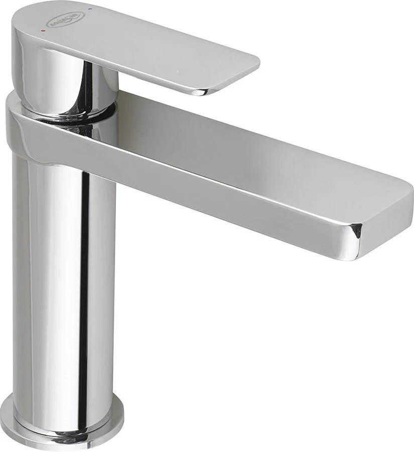 Aqualine Daphne Wastafelkraan Chroom