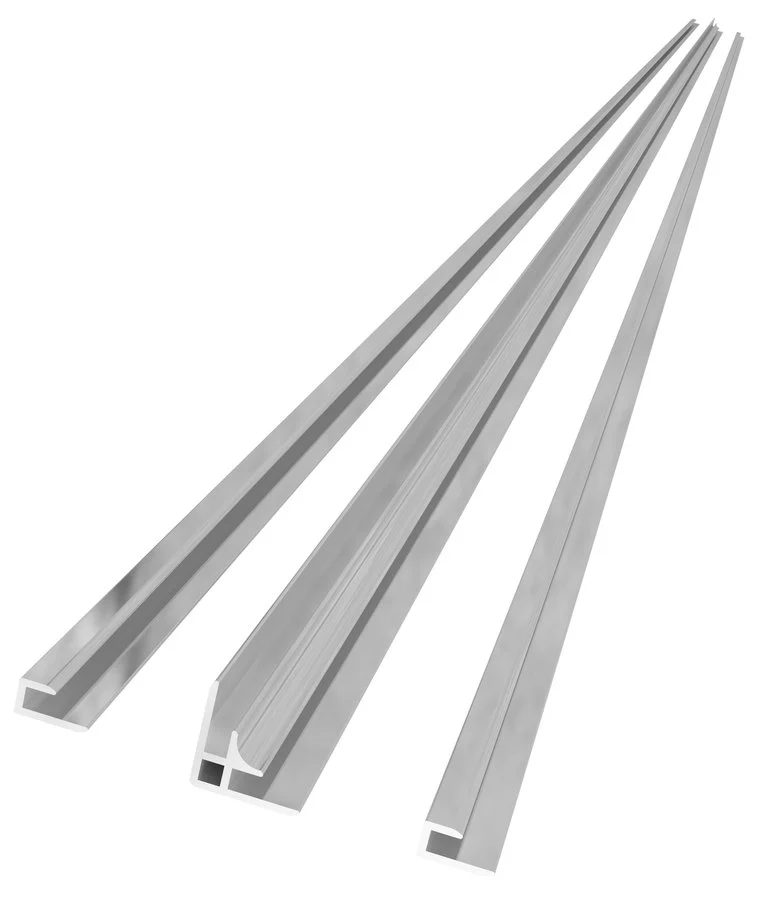 Denipan Hoekprofiel Set 210 Cm Chroom