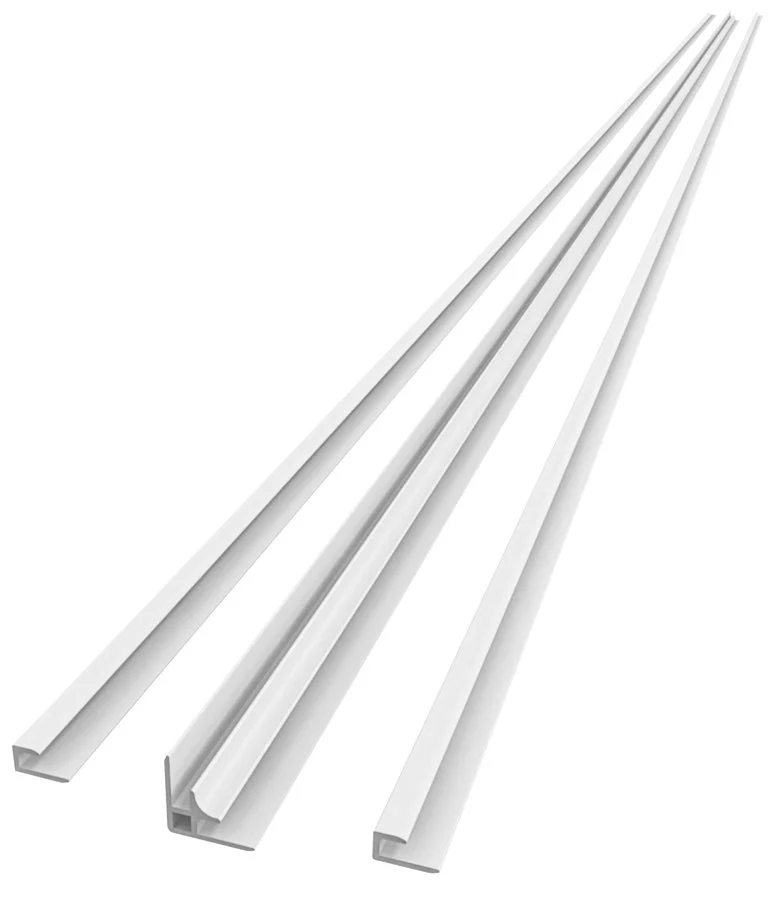 Denipan Hoekprofiel Set 210 Cm Mat Wit