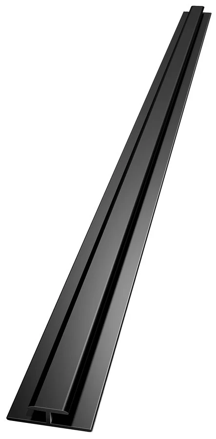 Denipan H-Profiel 210 Cm Mat Zwart