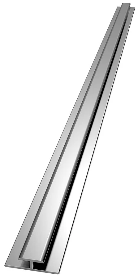 Denipan H-Profiel 210 Cm Chroom