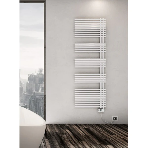 Elektrische badkamer radiator E-Wien Wit Elektrische badkamer radiator E-Wien Wit