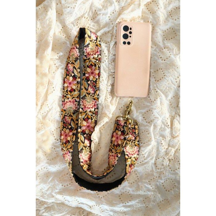 Bagstrap Pimrose Donker Zwart Roze