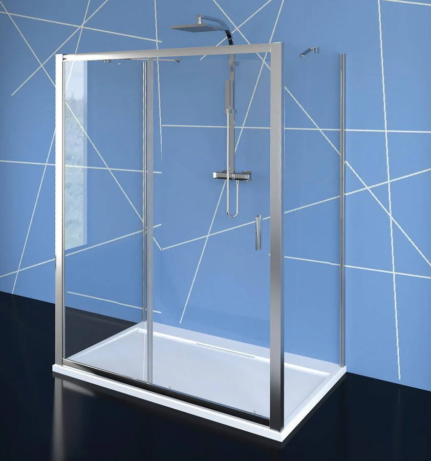 Drie zijden douchecabine Easy Line Chroom U-vorm Schuifdeur 130 cm