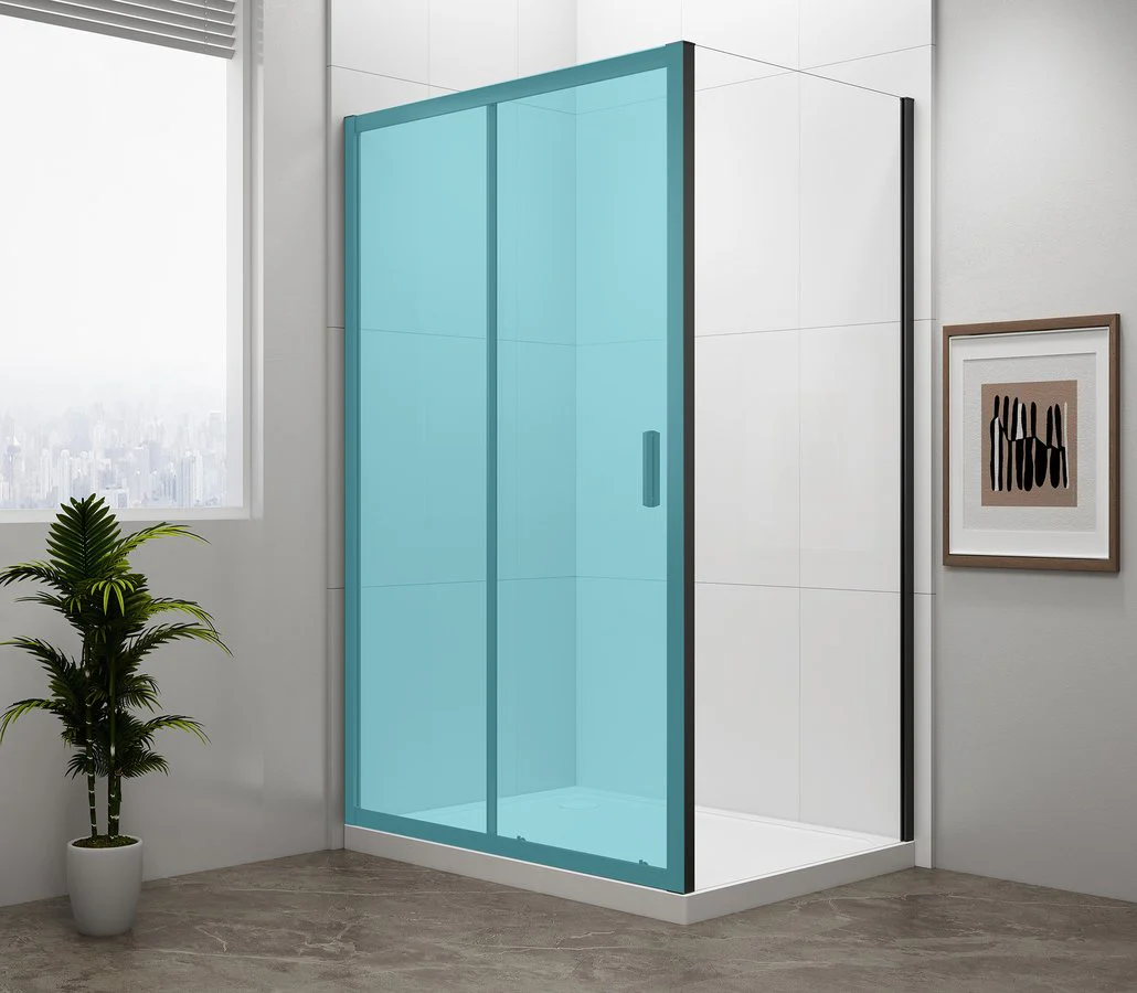 Zijwand Easy Mat Zwart 70×190 cm