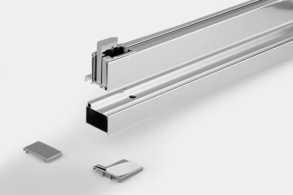 Verbredingsprofiel voor Muurprofiel 25mm Easy Line chroom
