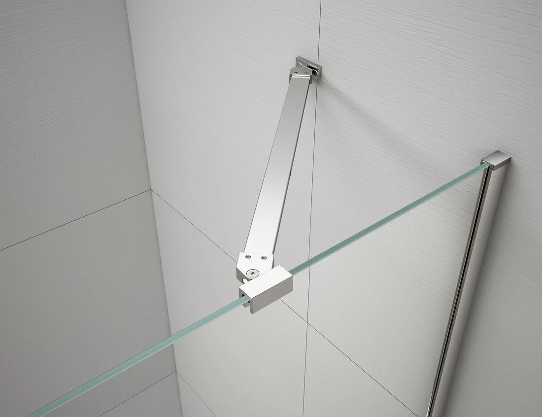 Esca Douchewand Hoek Stabilisatiestang 90cm Chroom