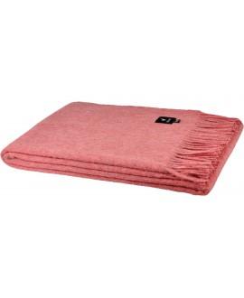 Plaid van Alpacawol in roze