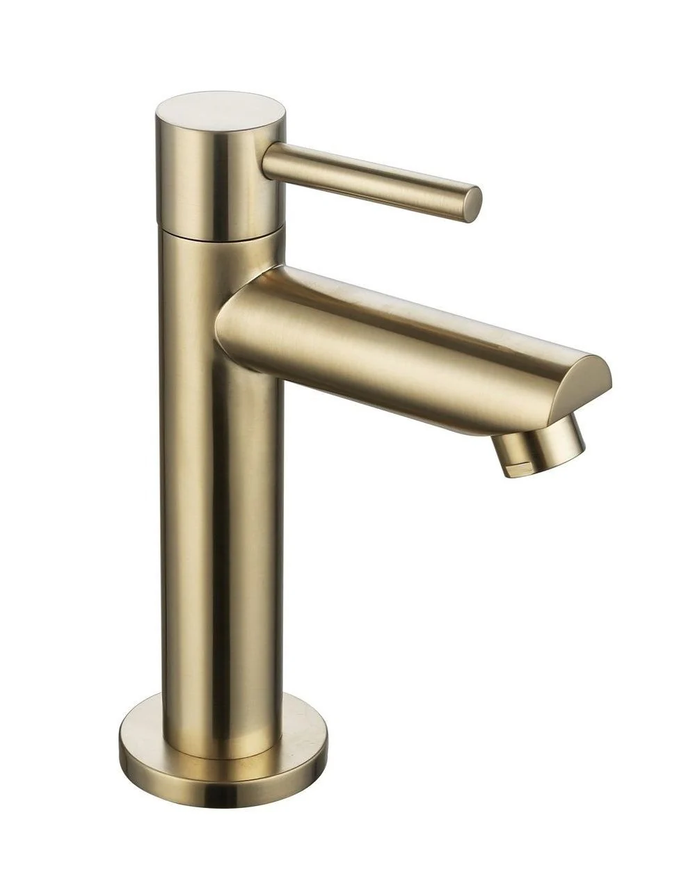 Luzi Fonteinkraan Rond Geborsteld Goud Luzi Fonteinkraan Rond Geborsteld Goud