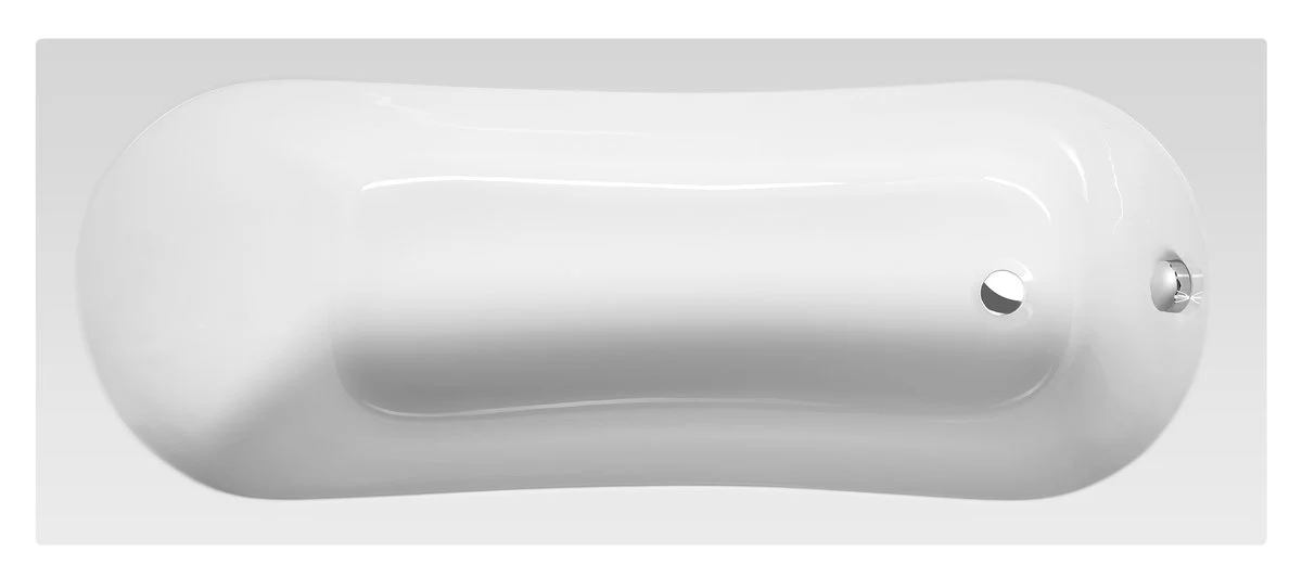 Aqualine Jizera Rechthoekig Ligbad 170×70 cm Wit