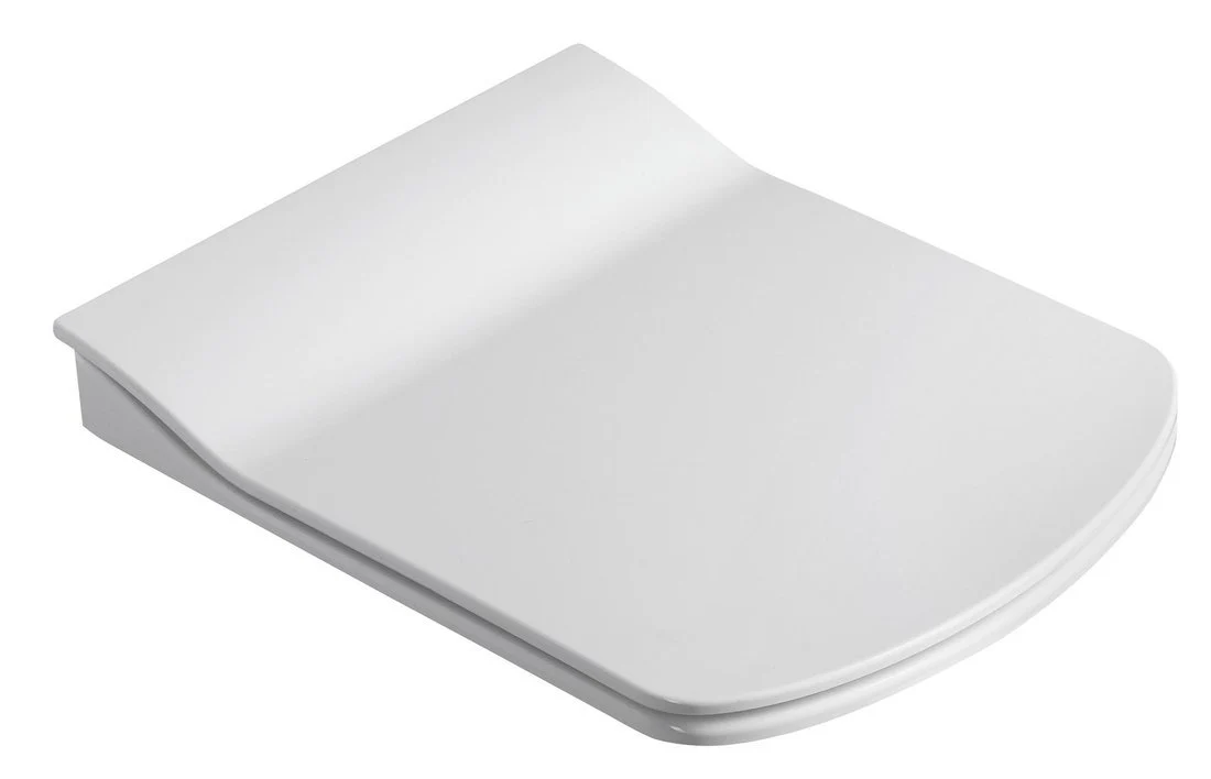 Toiletzitting Glanc Slim Soft Close Softclose, Wit Toiletzitting Glanc Slim Soft Close Softclose, Wit