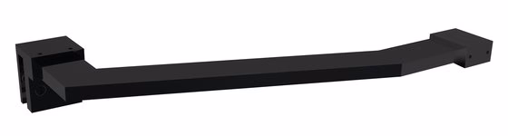 DRAGON Douchewand Wandsteun 300x150mm, Mat Zwart
