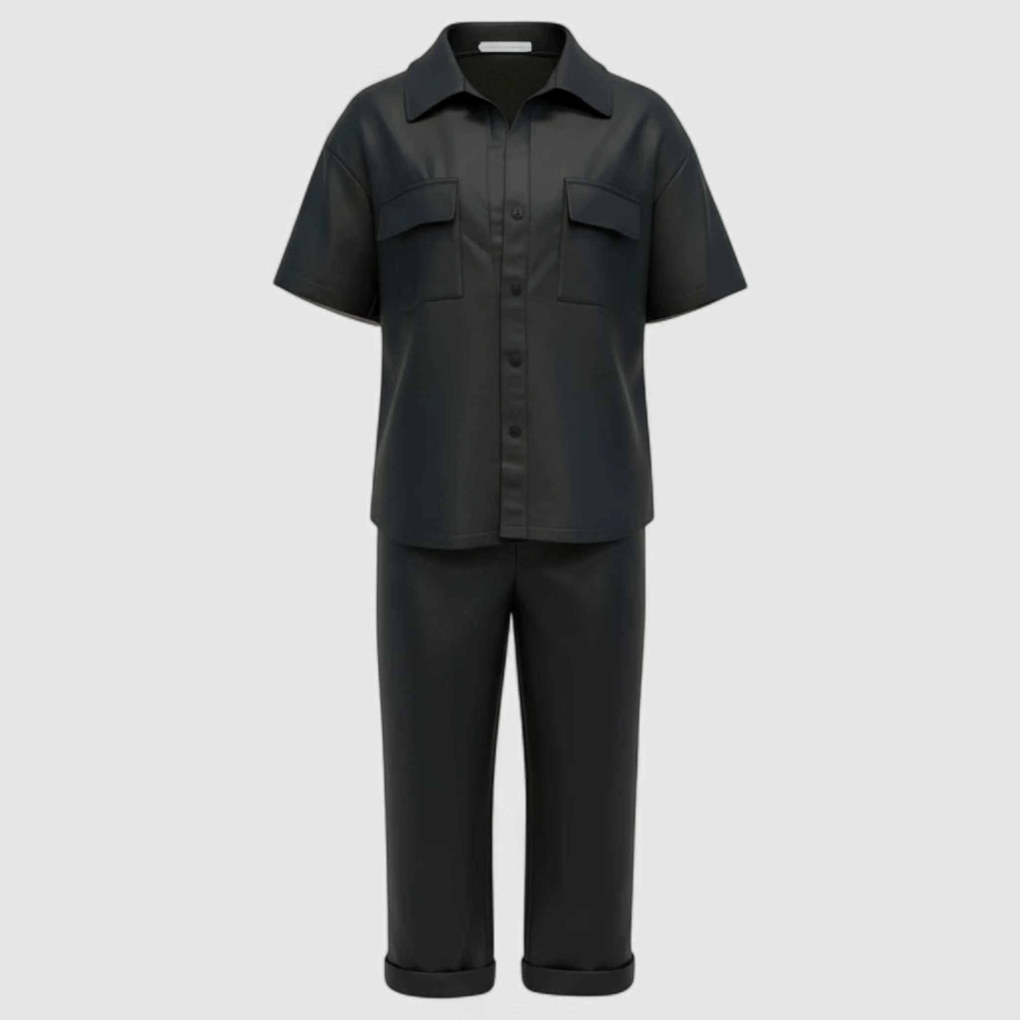 Twee Piece Set Dames Zomeroutfit - Wit - Afbeelding 2