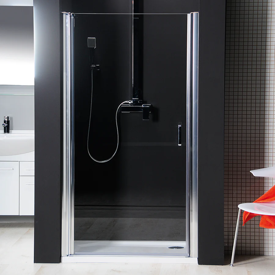 Douche nisdeur 90x190cm helder glas voorzien van anti-kalk coating