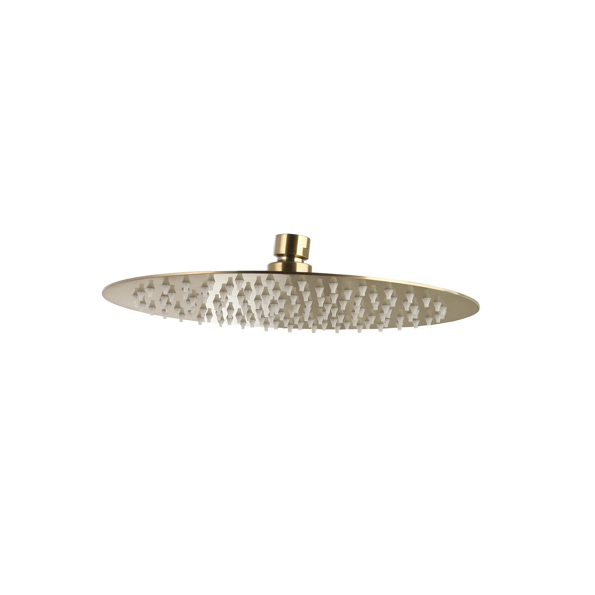 Luzi Hoofddouchekop ultra thin Goud Geborsteld rond 30 cm